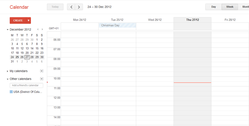 Public holiday dates in Google Calendar