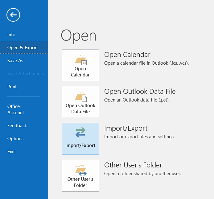 Click File – Open – Import